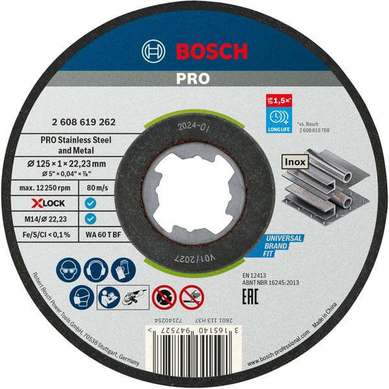 Stainless Steel and Metal Bonded Cutting Disc  125 x 1 x 22mm