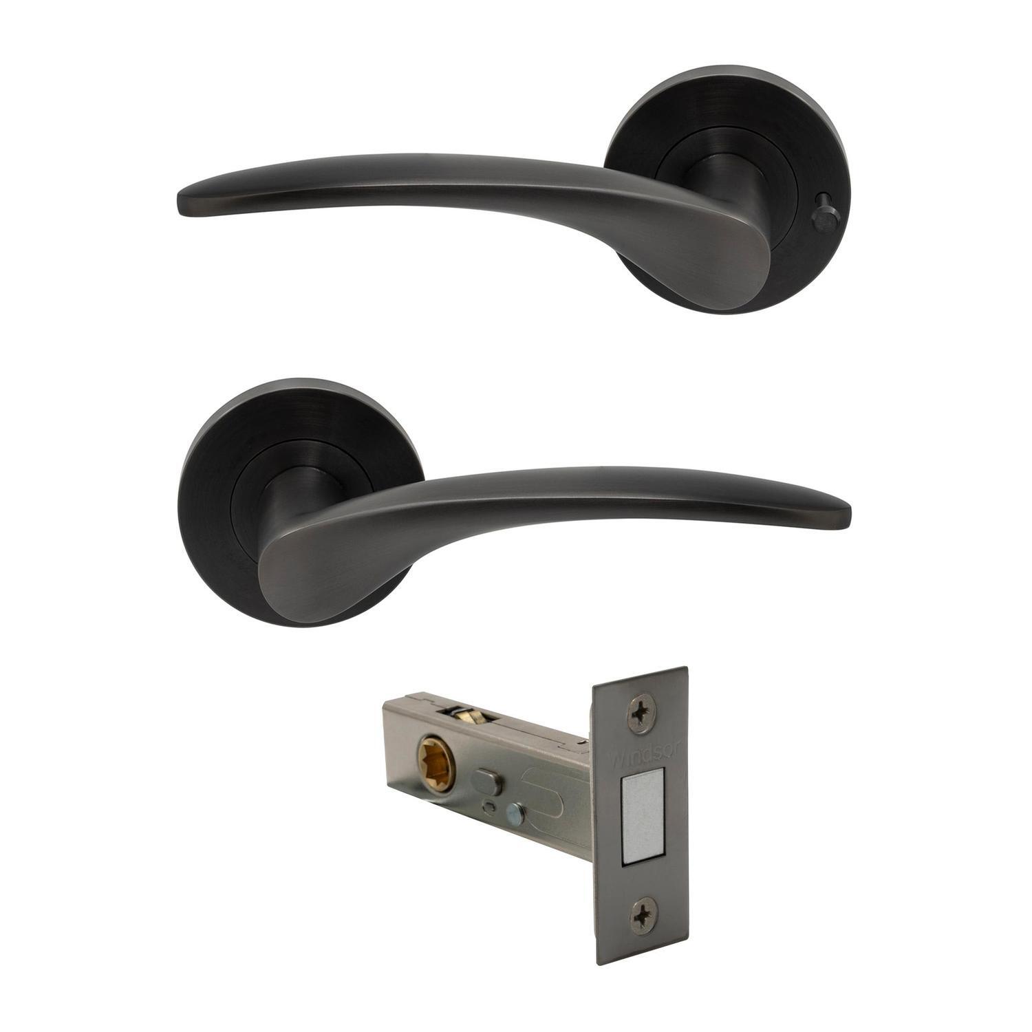 Galaxy Apollo Integrated Privacy Magnetic Latch Graphite Nickel
