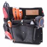 Classic Electrician Apron Right Hand NZ Cow Leather 330 x 290 x 50mm Black