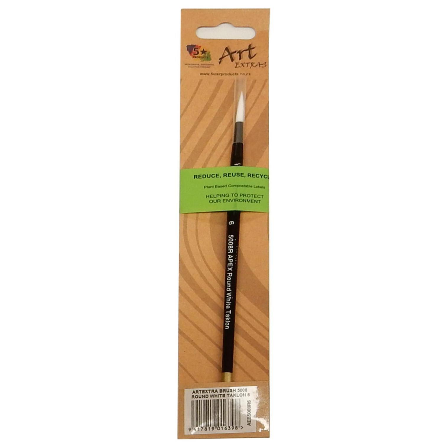 Artist Brush Taklon Round 6