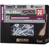 Timba TX TimbaTX™ Multi-Purpose Screws OutDoor XGuard 10g-9 x 65mm, Pack of 100
