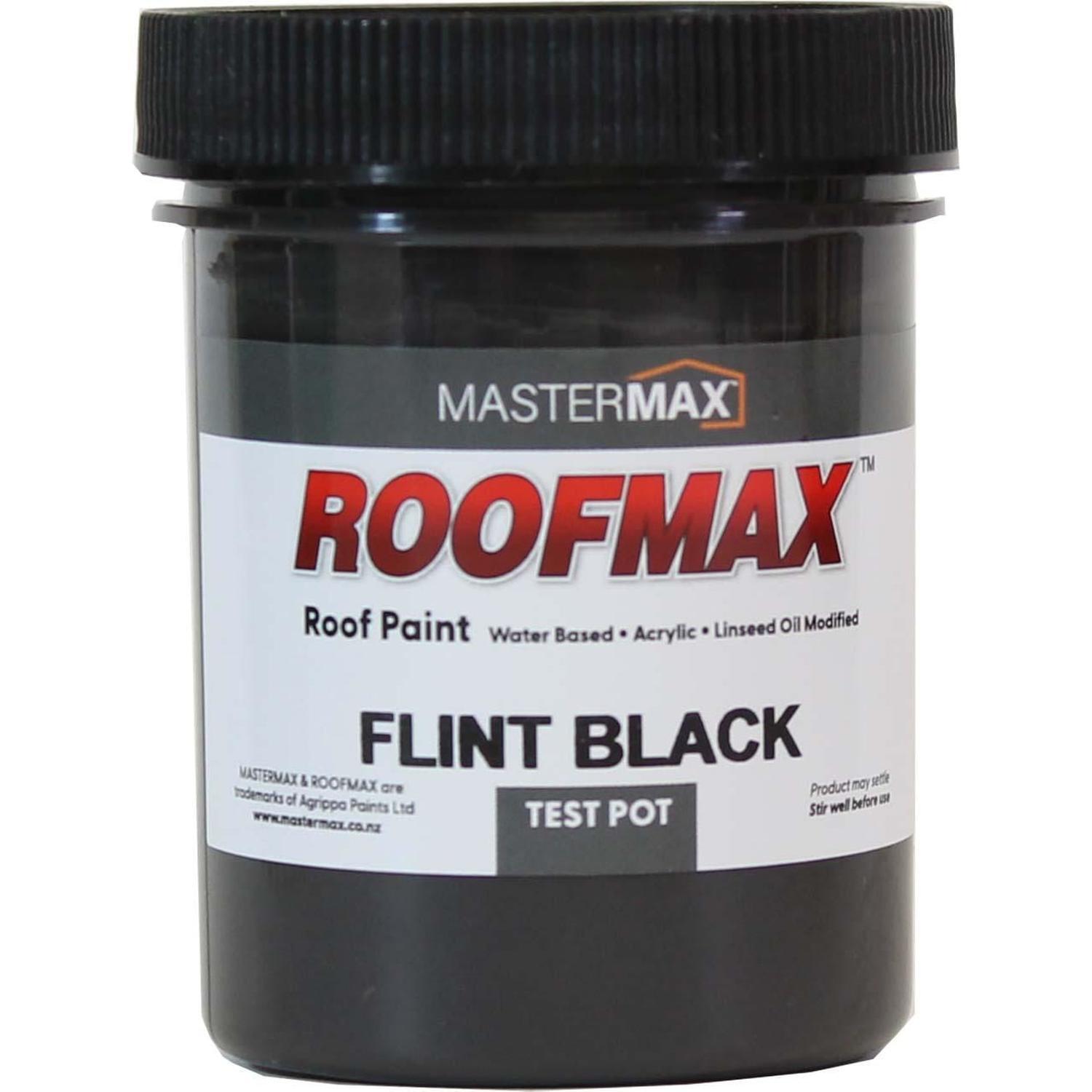 Roof Paint Anti Corrosive and Linseed Oil Test Pot 125ml Flint Black