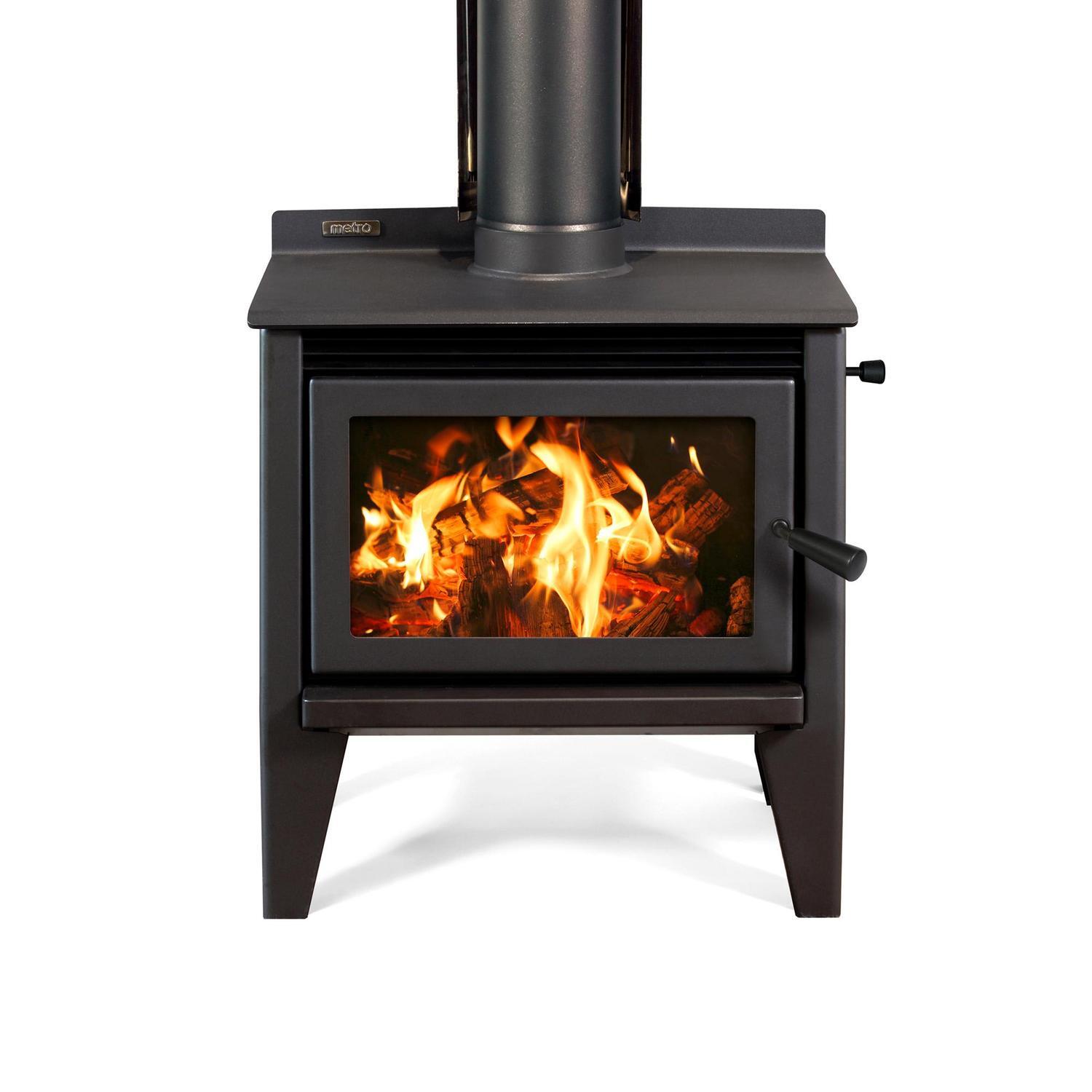 LTD Wee Rad Leg 15kW Wood Fire and ECO Flue Kit