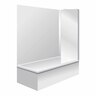 Stellar Cubit Bath Set No. 1 Single Swing Bathscreen Flat Wall