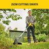 18V Cordless 25cm Line Trimmer Kit with 2.0Ah Battery