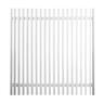 Aluminium Batten Driveway Gate W:1470mm, H:1750mm, D:65mm White