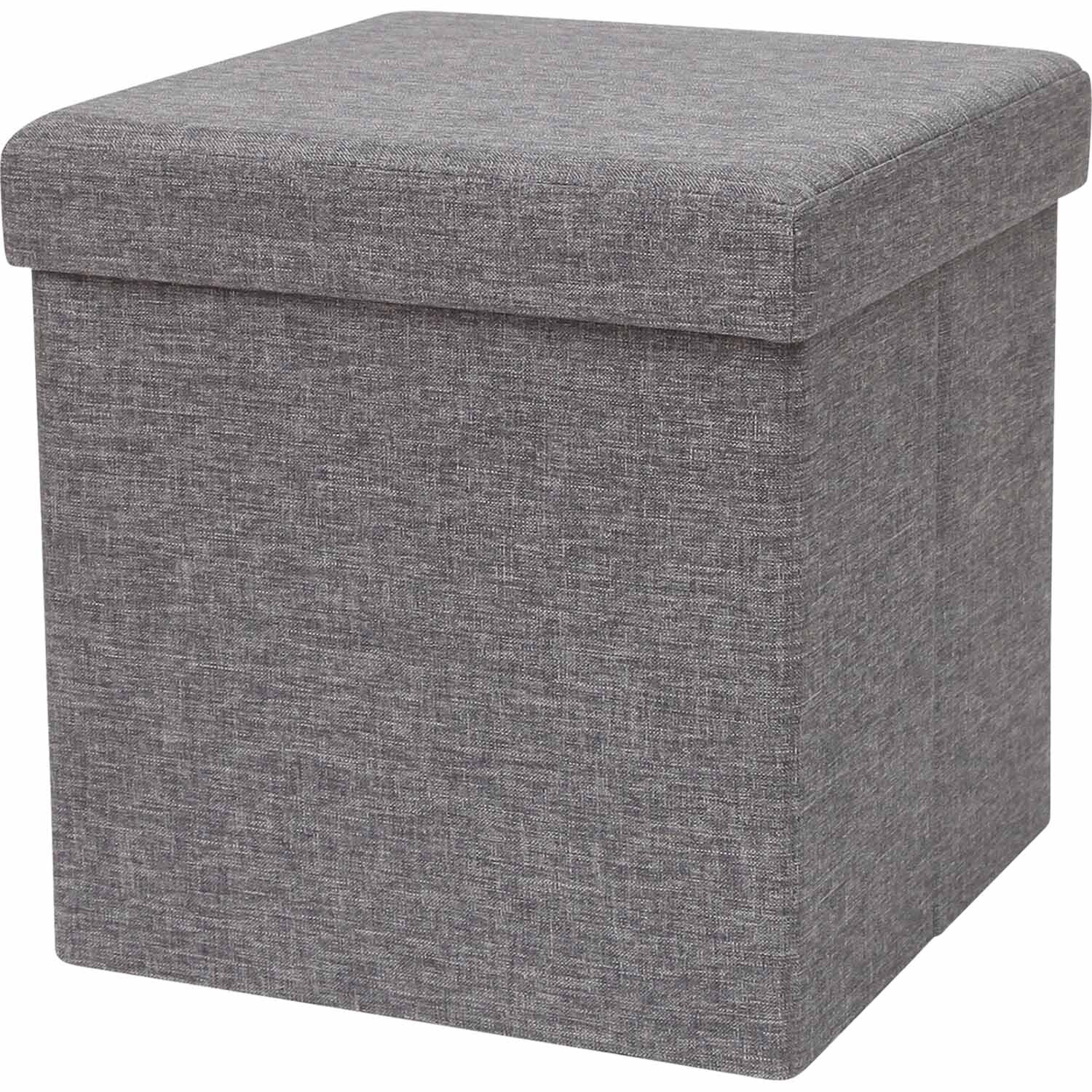 Fabric Storage Ottoman