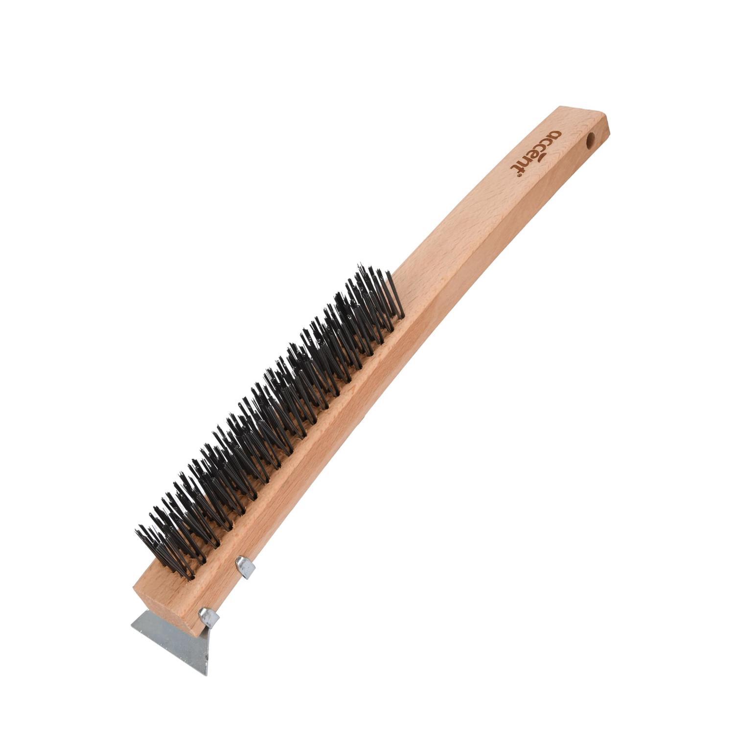 Steel Wire Brush with Wooden Handle 55mm