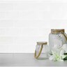Wall Tile Glazed Ceramic Gloss Finish 75 x 150mm White