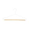 Coat Hanger Wire / Wood White 3 Pack