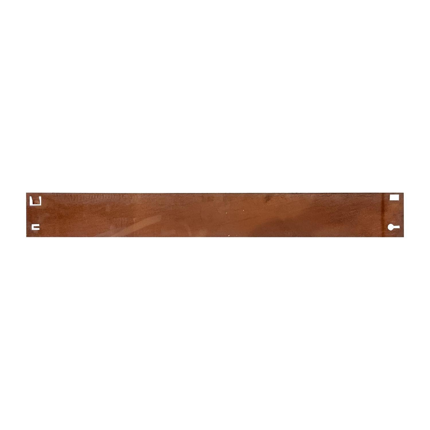 Corten Steel Landscape Edging 1800mm x 200mm Rust