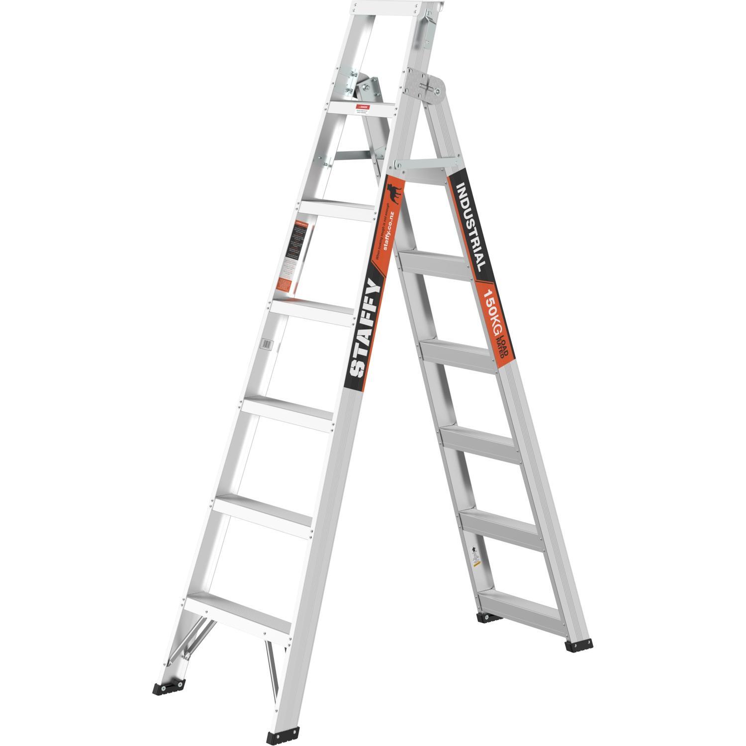 Dual Purpose Ladder 7 Step Aluminium