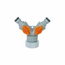 Two Way Tap With Shut Off Valves 12mm