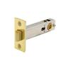 Tubular Latch 70mm (92mm Case) Polished Brass Finish