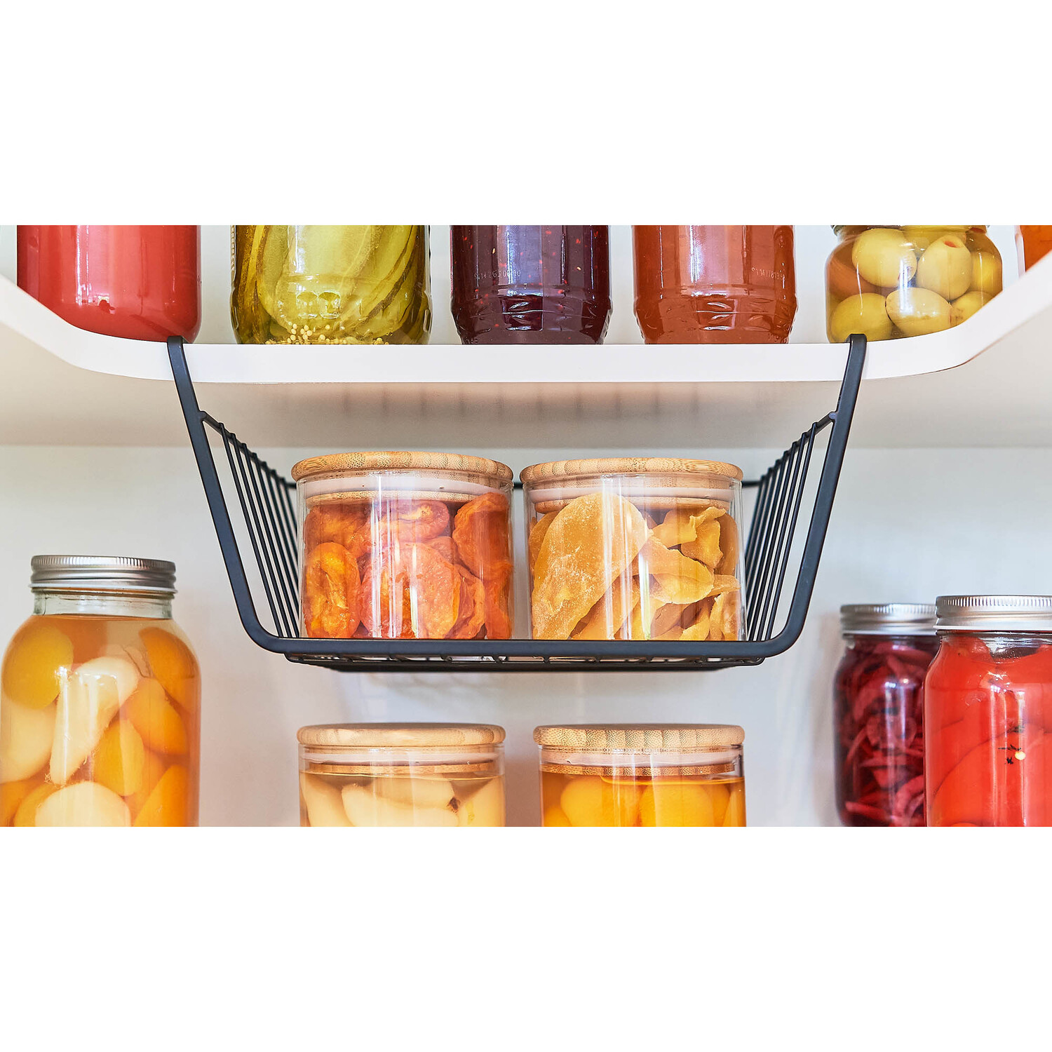 Basket Under Shelf Black
