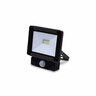 Slim LED Floodlight PIR Sensor 10 Watt Black
