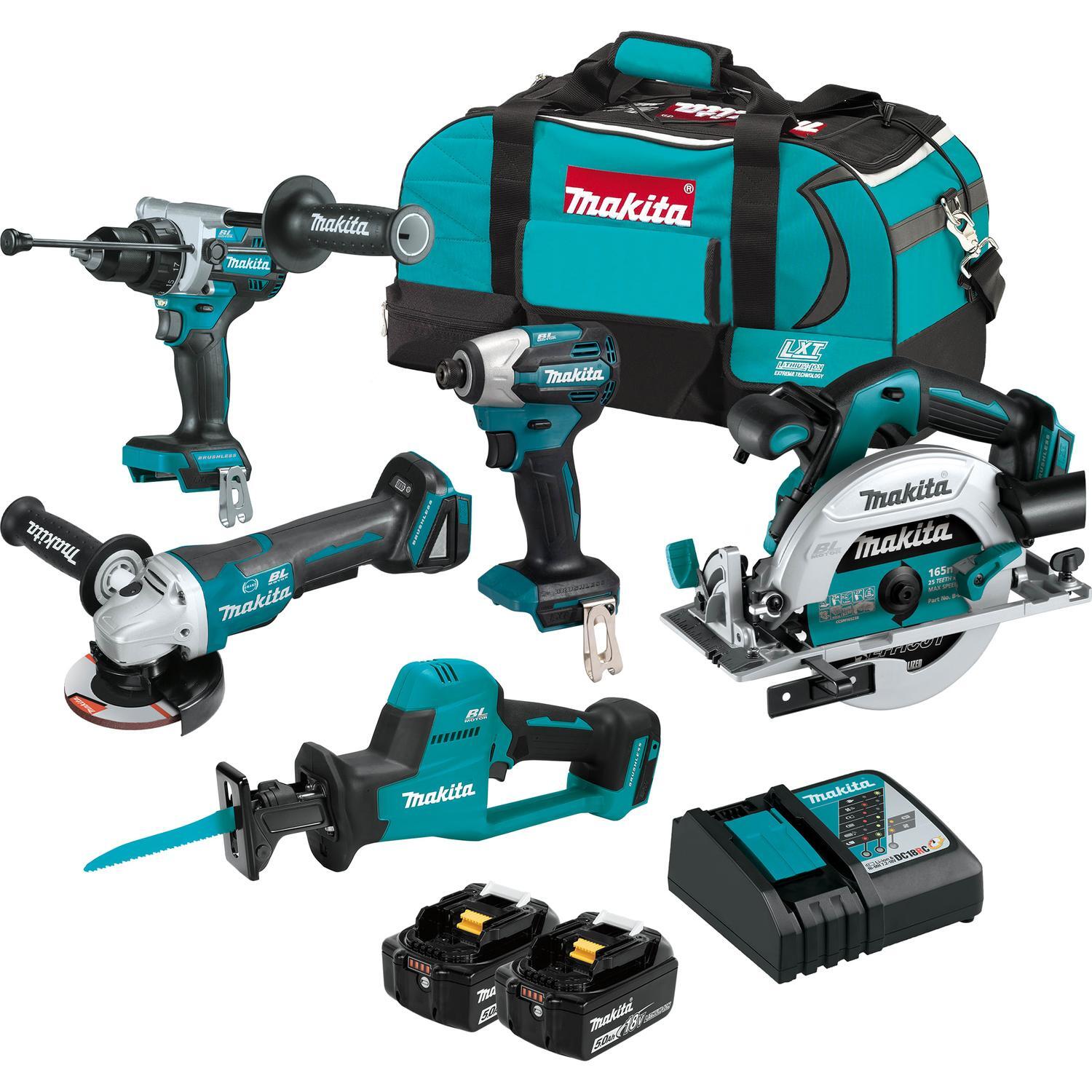 LXT 5pc Combo Kit 18 Volt Teal