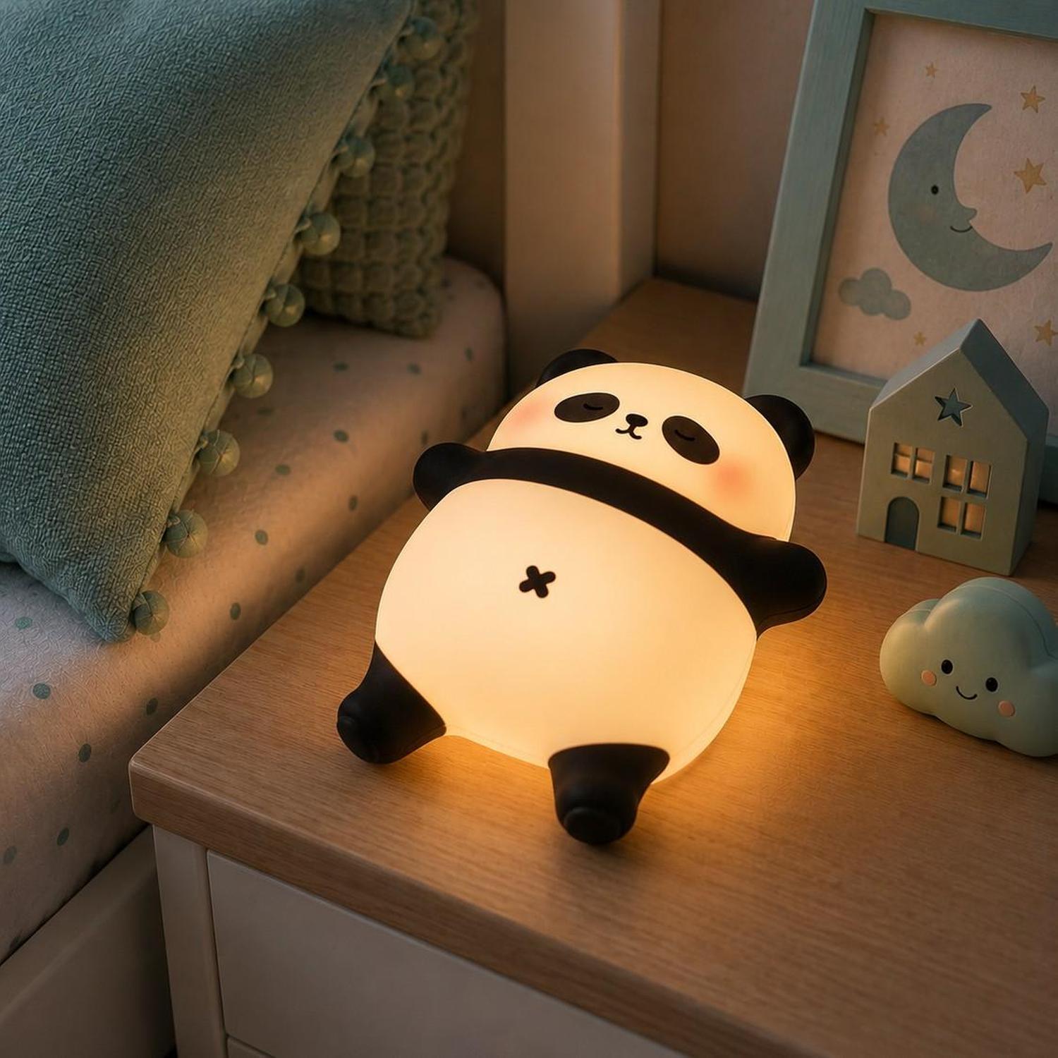 Silicone Night Light Snoozy Panda