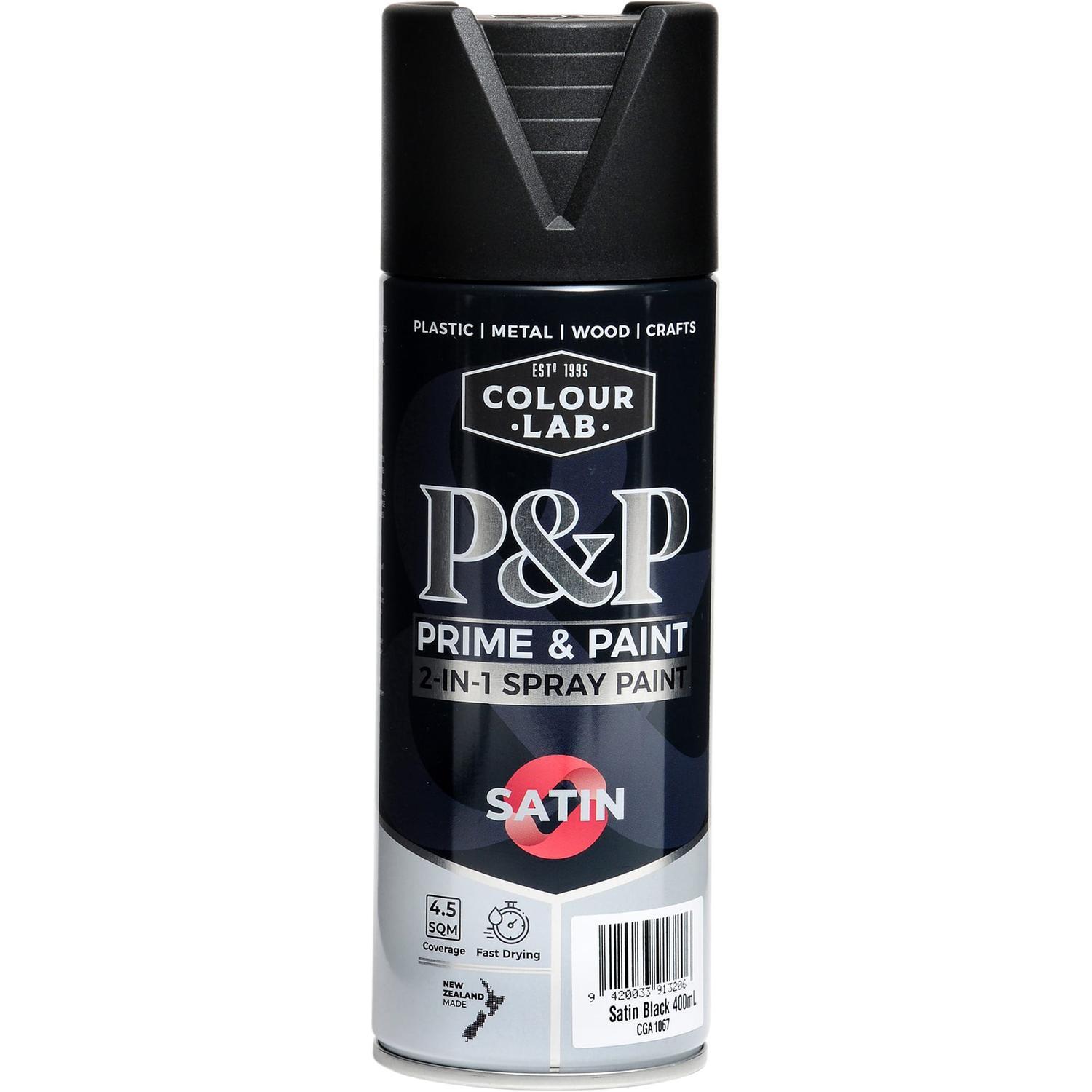 Aerosol Spray Paint 400ml Black
