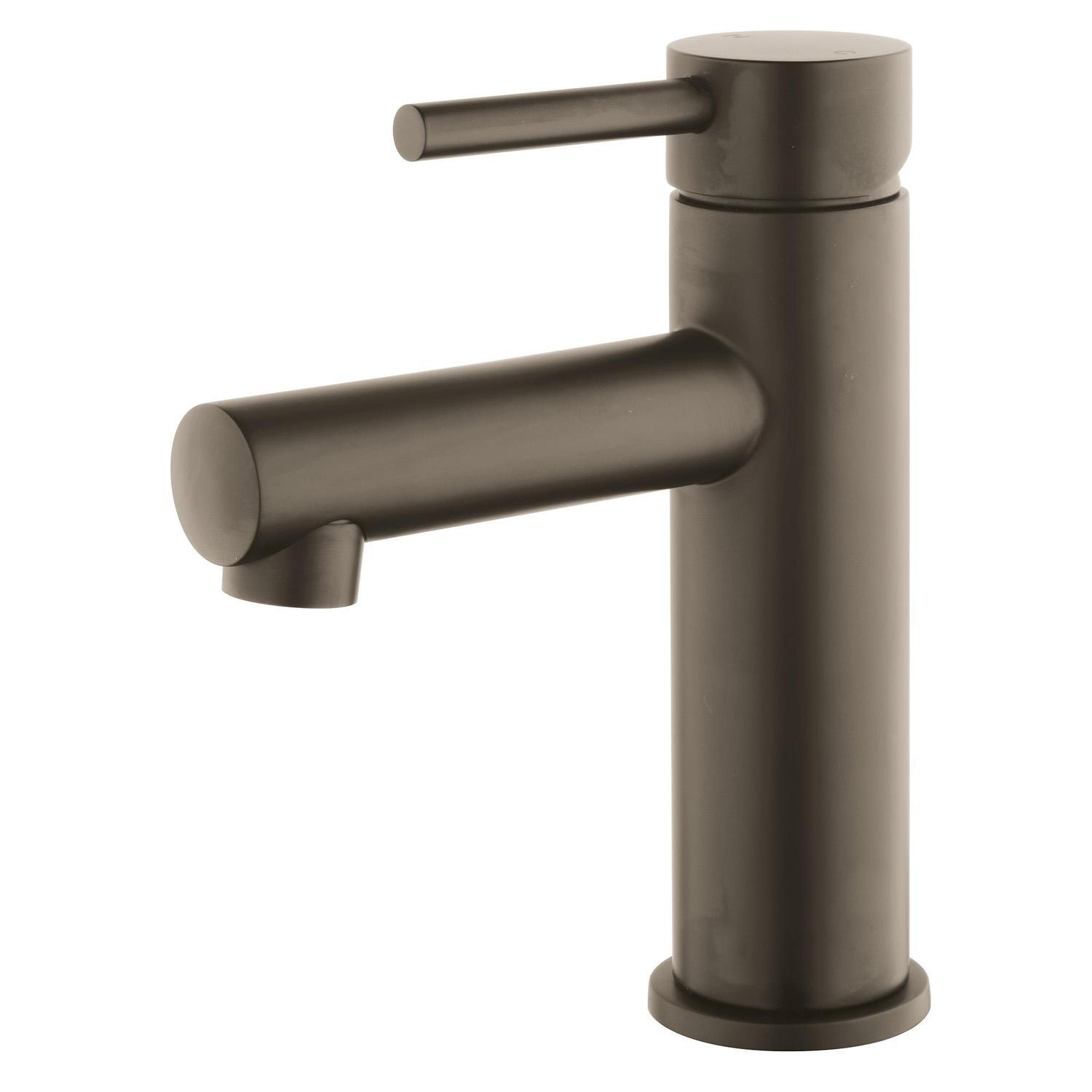 Gooseneck Sink Mixer  Brushed Gunmetal (PVD)