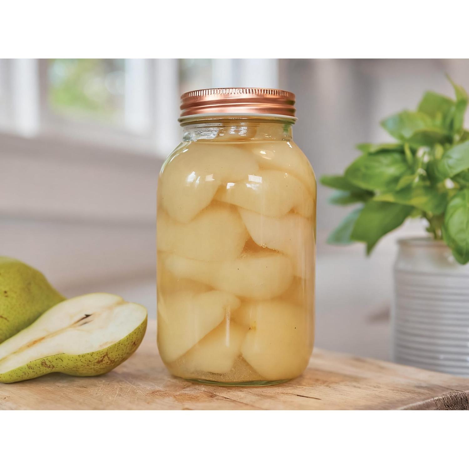 Preserving Jar Soda Glass Copper Lid 1L 12 Pack