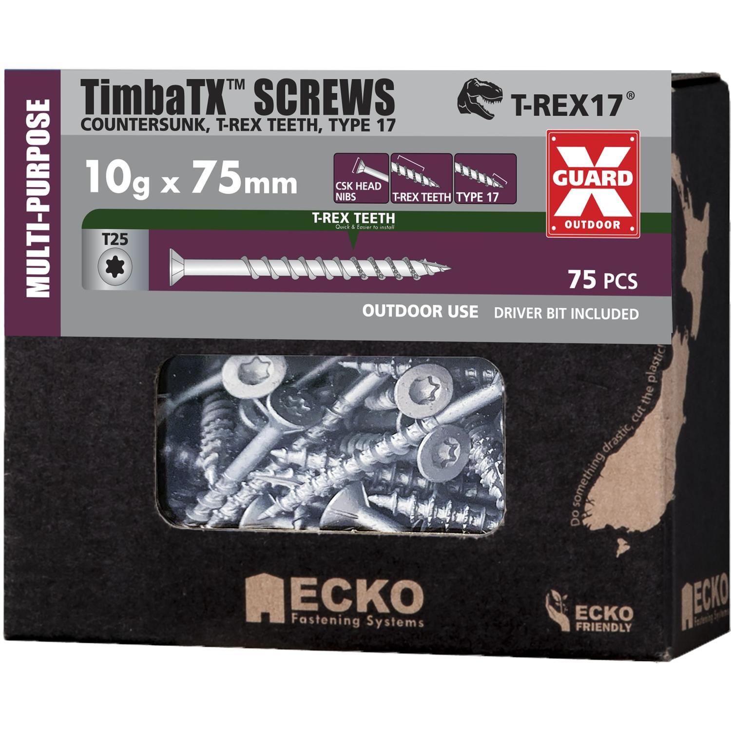 TimbaTX™ Multi-Purpose Screws OutDoor XGuard