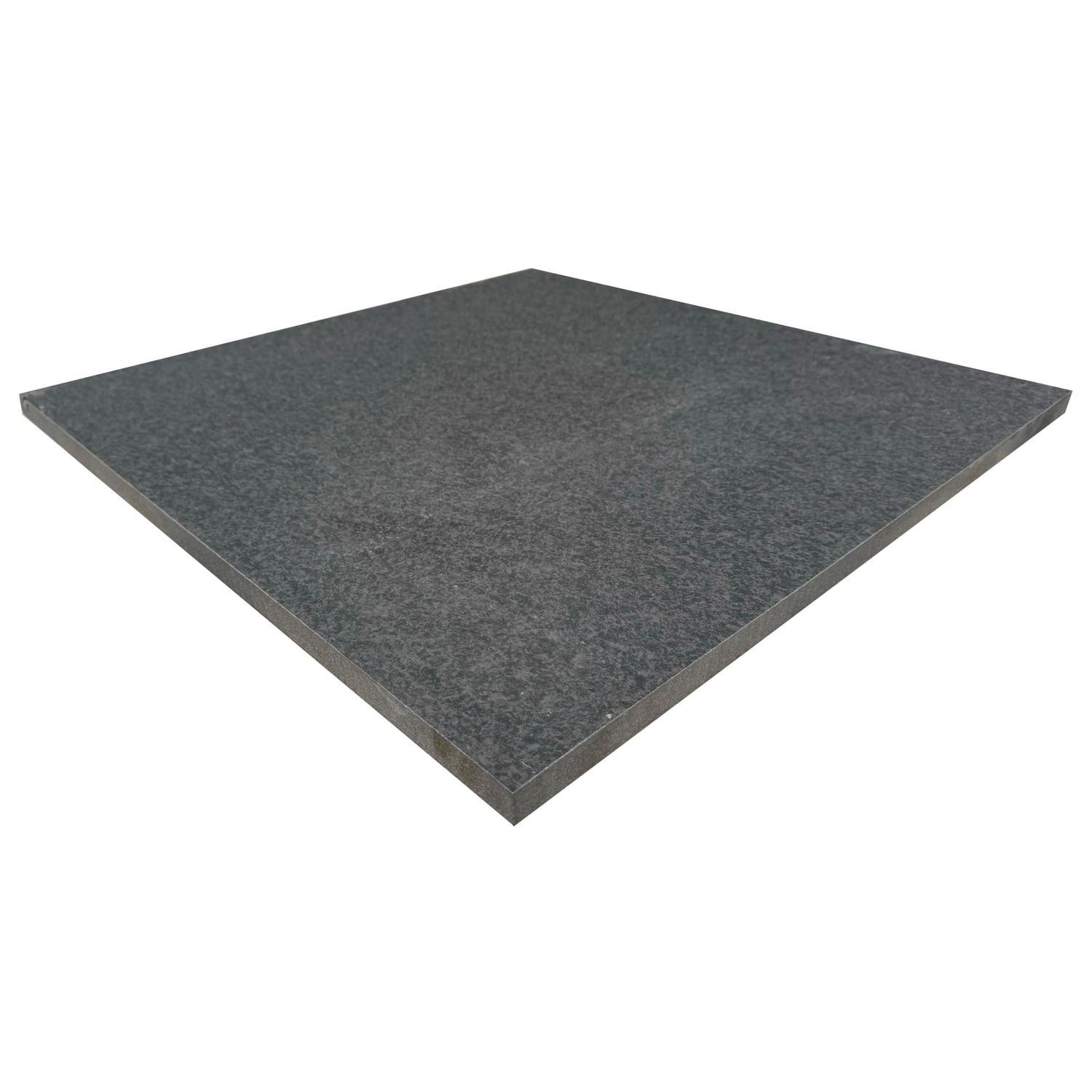Porcelain Paver H: 20mm, W:600mm, D: 600mm Charcoal