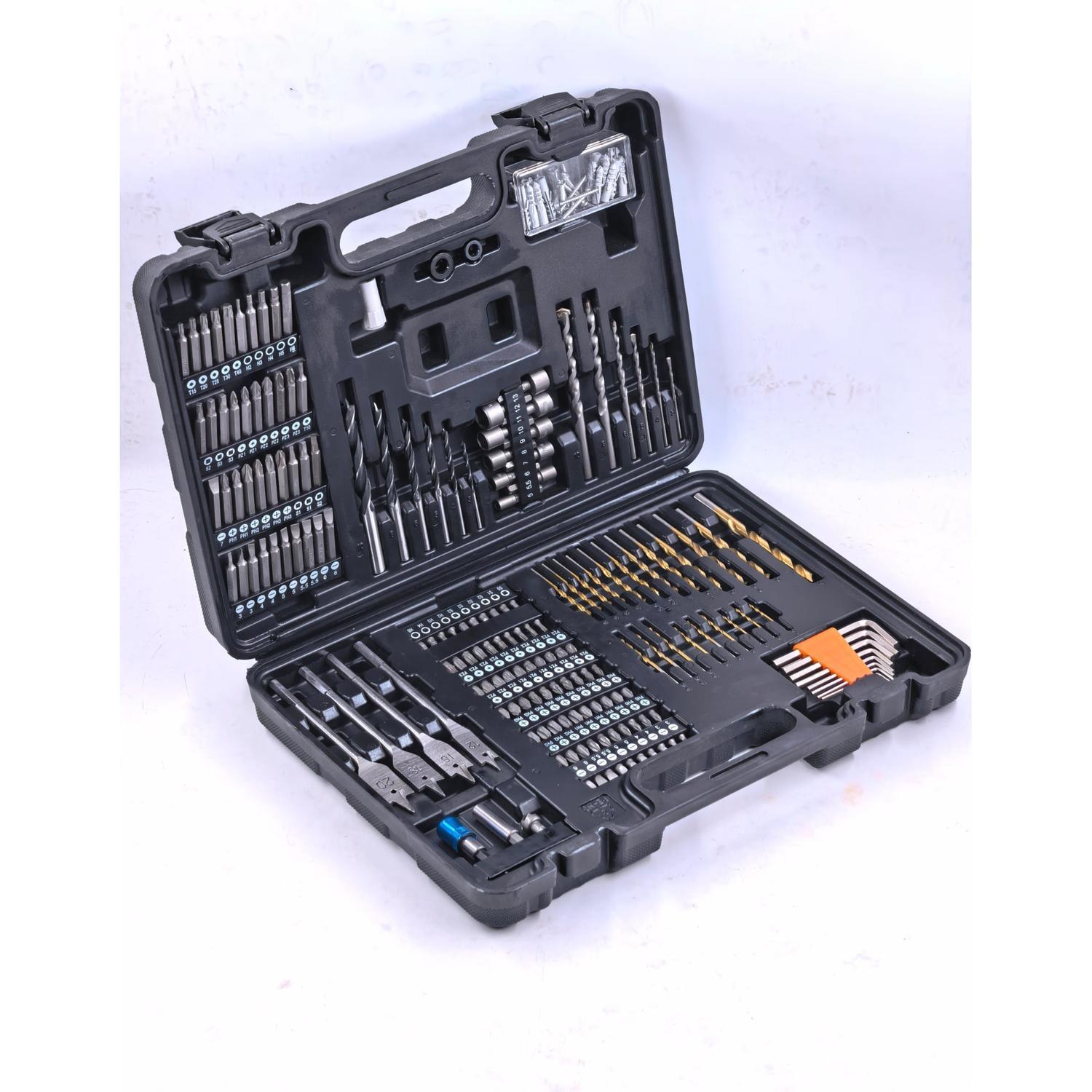 Drill & Screwdriver Bit Set 201 Piece
