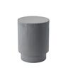 Café and Sun Outdoor Round Side Table  Grey