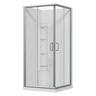 Urban 2 Sided Slider Corner Mould Acrylic Shower 900 x 900 x 2015mm Chrome