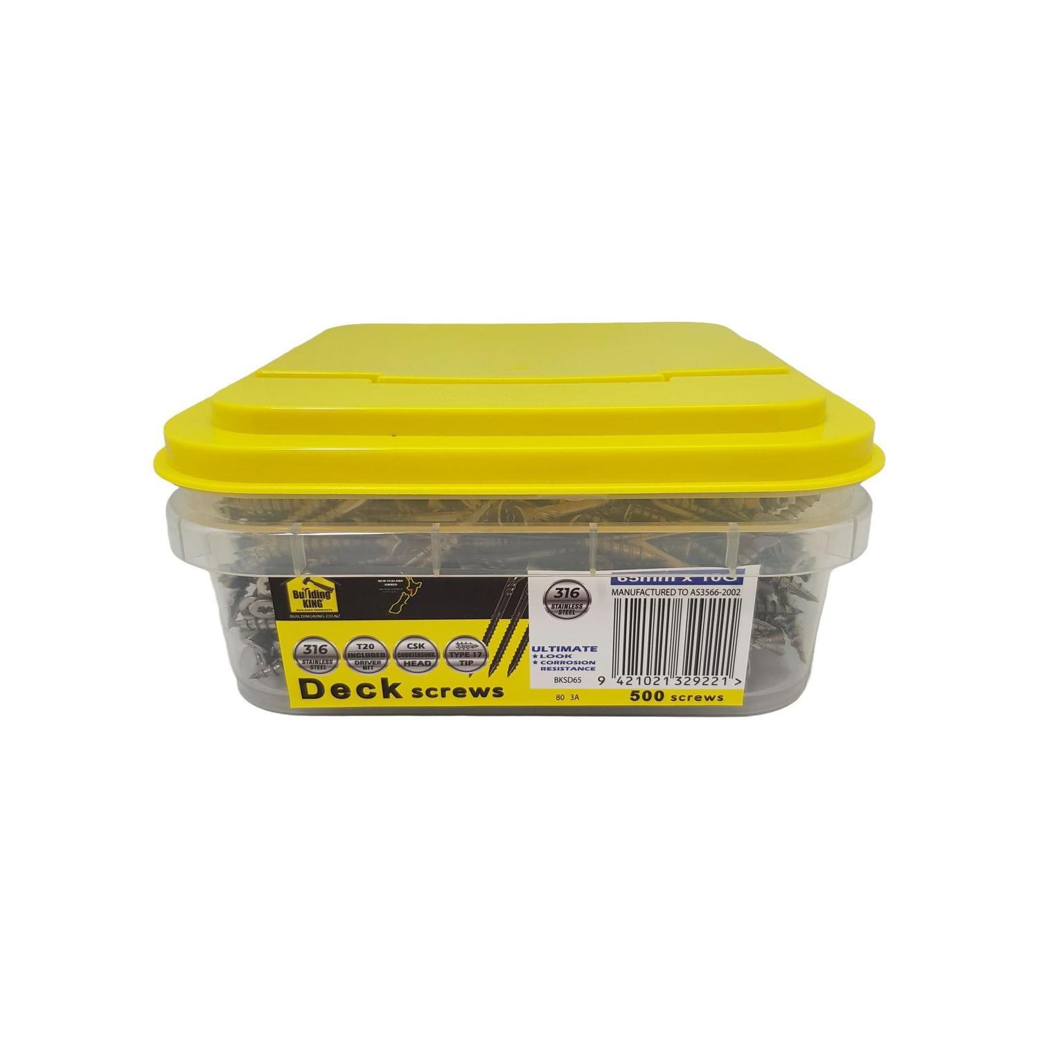 316 Stainless Steel Decking Screws