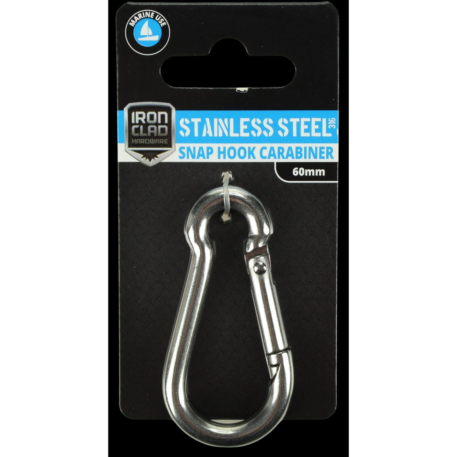 Snap Hook 60mm Stainless Steel 316