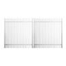 Aluminium Batten Driveway Gate W:1470mm, H:1750mm, D:65mm White