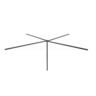 Rotary Clothesline 5 Metre Diameter Black