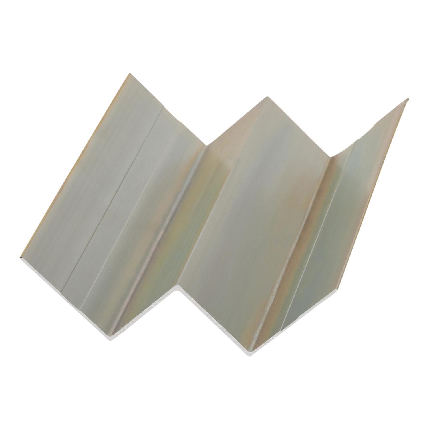 Internal Corner 'W' Mould 2700mm 90 Deg Aluminium