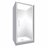 Vela Alcove 3-Sided Shower Flat Wall