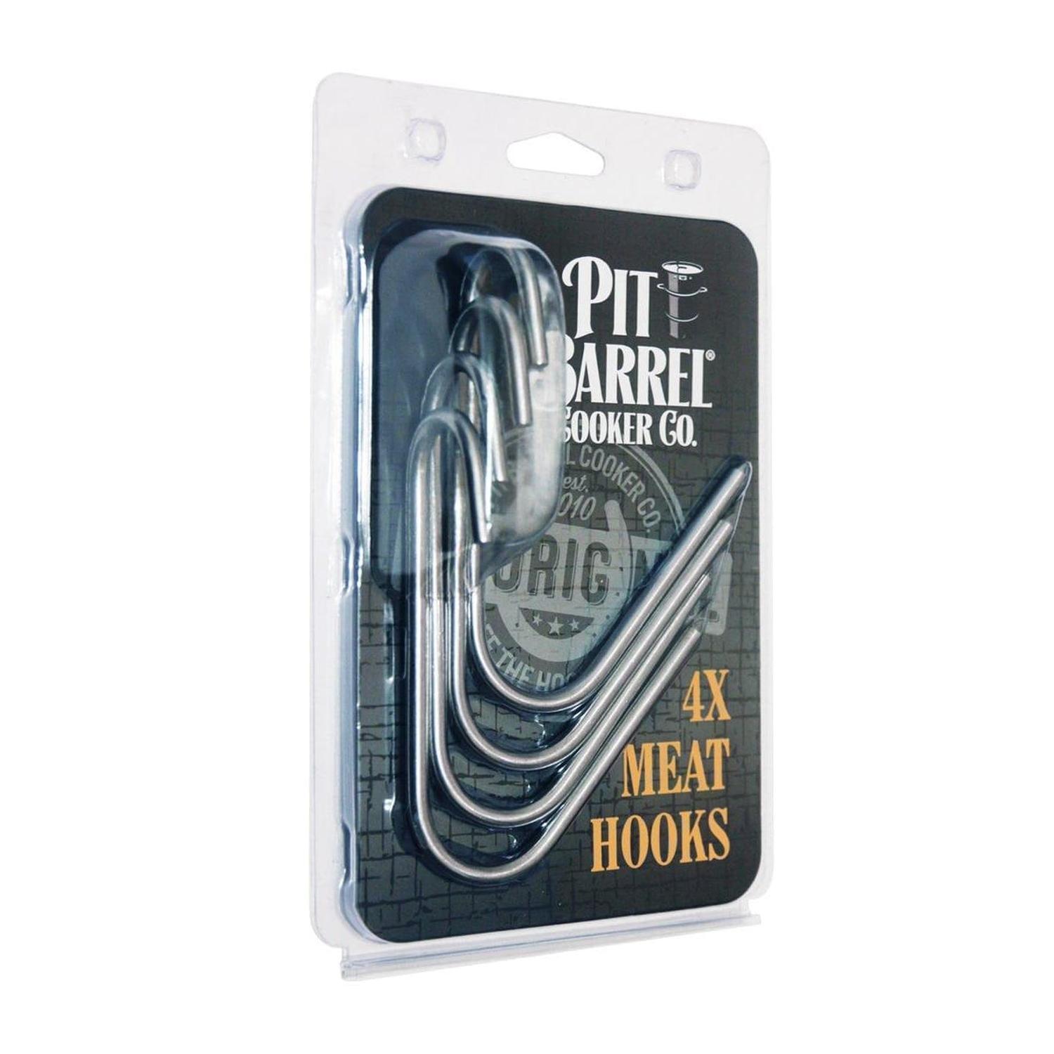 Extra Meat Hook Set 4 Pc Stainless Steel
