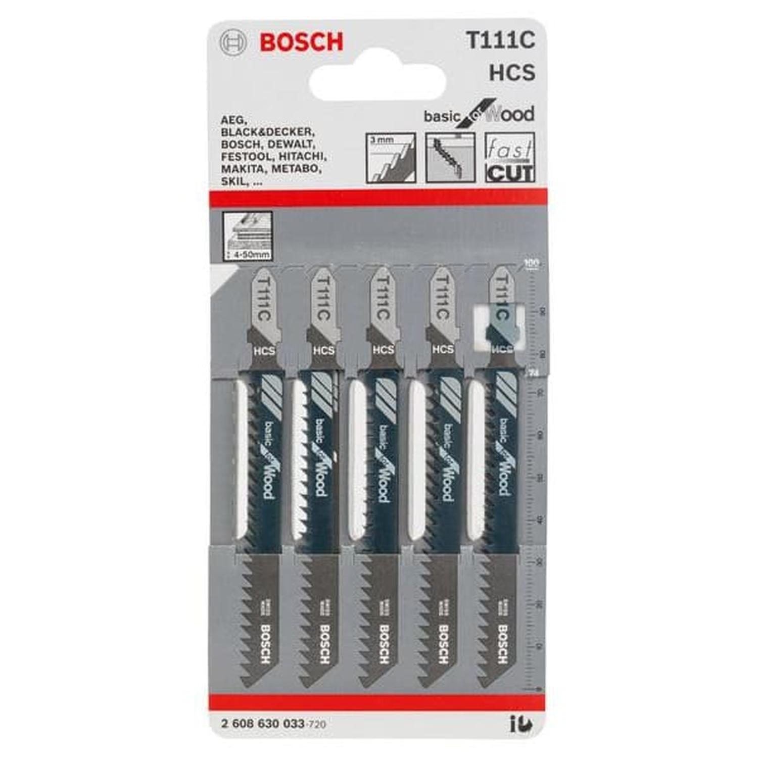 Jig Saw Blade Bosch Basic for Wood 100mm