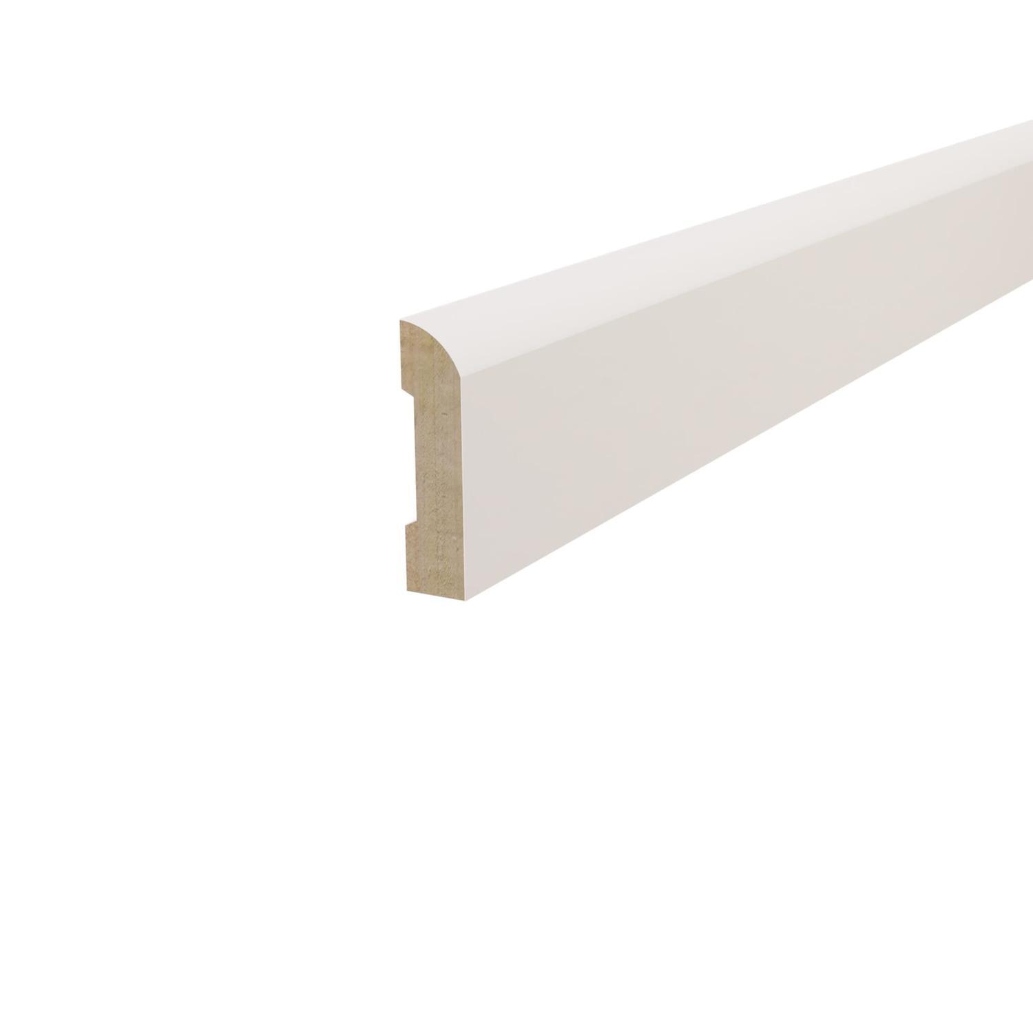 Gesso-Coated Bullnose Architrave