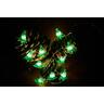 10 Festive Seed String Lights - Design available: Tree, Gingerbread, Stocking, and Santa 0.9m / Battery Warm White