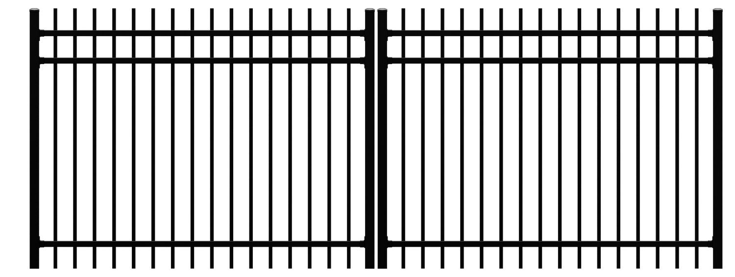 Fortress Single Driveway Gate Spear Top