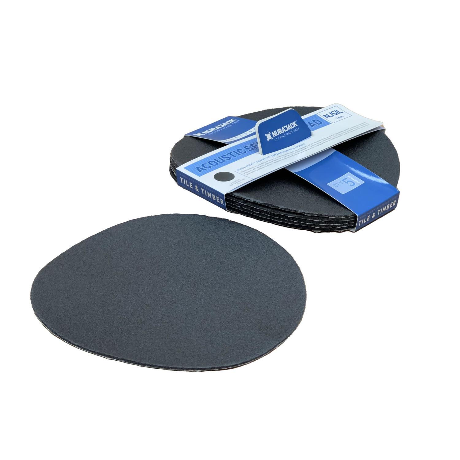 Acoustic Separation Pad 5 Pack Black