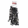Square Hammered Chain 2.5m Black