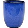 Glazed Corsica Ceramic Pot Medium Royal Blue