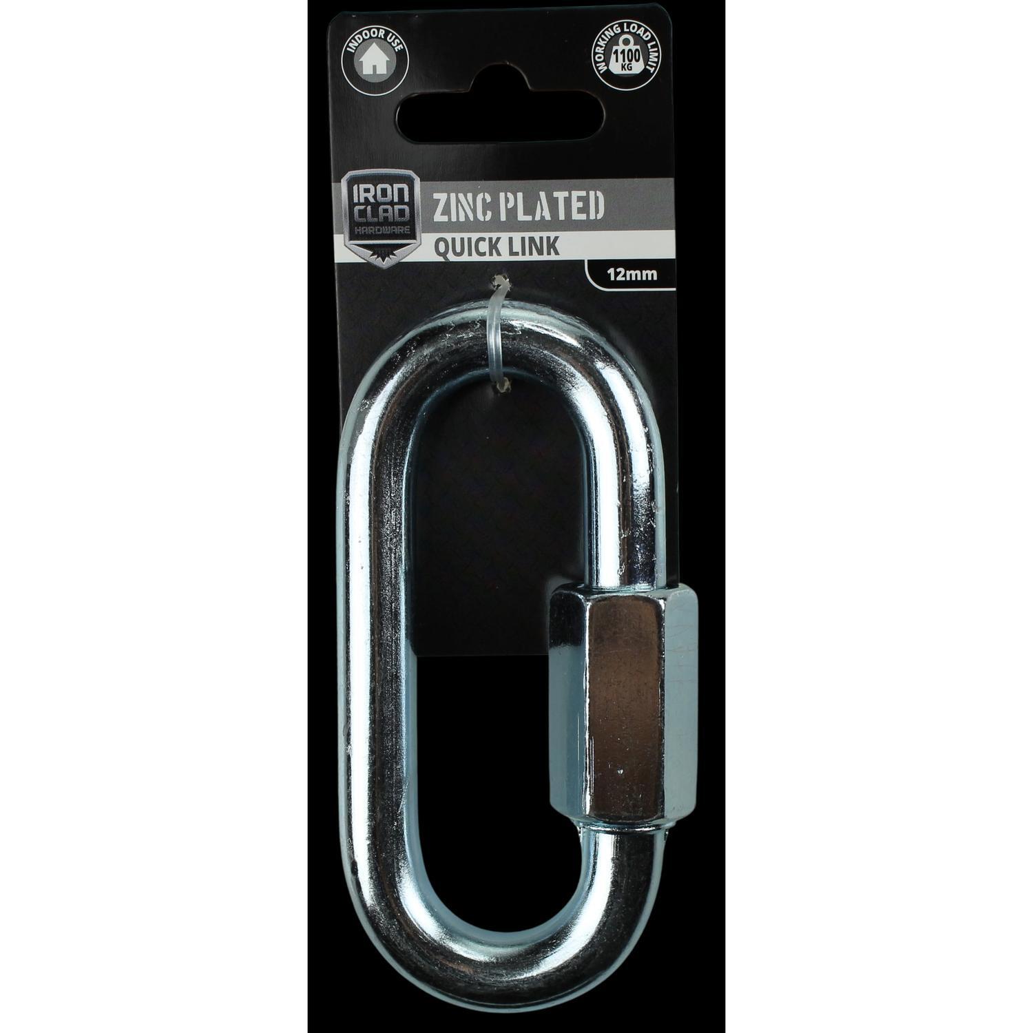 Quick Link 12mm Zinc Plated