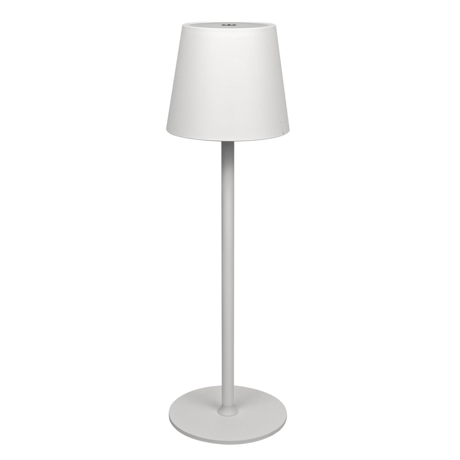 USB Charging Bistro Table Light H: 365mm, Dia: 110mm/3.7 V White