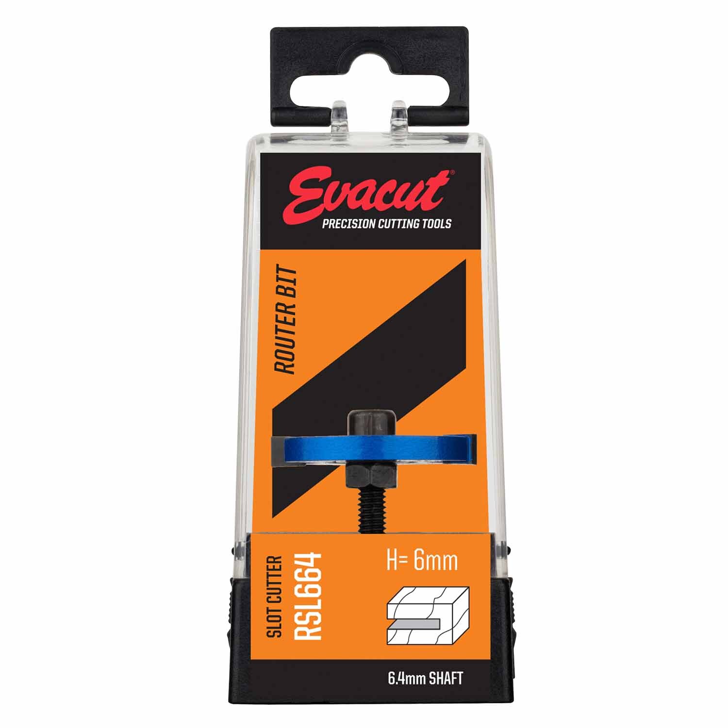 Router Bit Slot Cutter Shank: 6.4mm