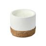 Round Citronella Cement Candle With Rope