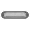 Plastic Trough with Saucer Grey 70cm