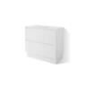 Cinna Wall Hung or Floor Standing Vanity with Basin 900mm White
